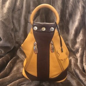Valenta leather backpack/purse